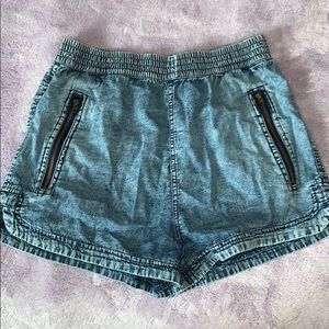 High Wasted Denim Shorts